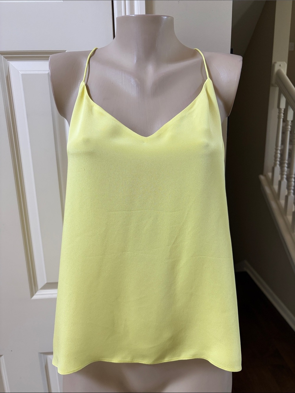 J. Crew Lemon Yellow Spaghetti Strap Cami, 12